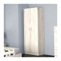 *KIT ARMADIO 2 ANTE 80X52X190 BIANCO VEN.K083