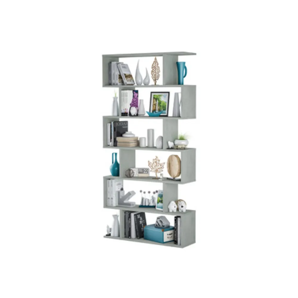 KIT LIBRERIA ATHENA 80X25X192 CEMENTO KIT LIBRERIA ATHENA 80X25X192 CEMENTO