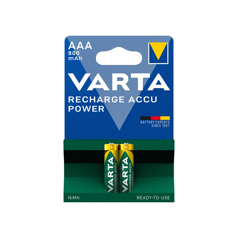 VARTA BATT RICARICABILE MINISTILO 800MAH BL 2 PZ (10 VARTA BATT RICARICABILE MINISTILO 800MAH BL 2 PZ (10
