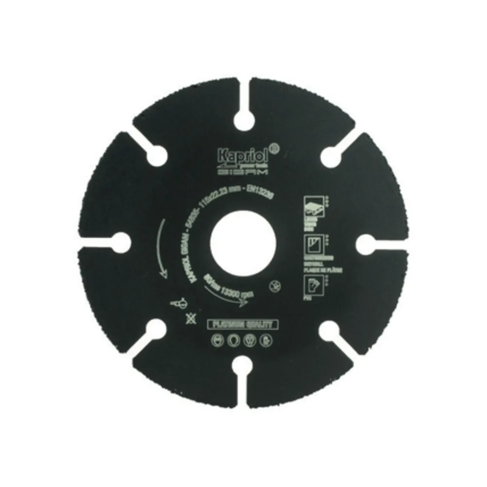 KAPRIOL DISCO AL TUNGSTENO EXPERT D 115 MM 54835 KAPRIOL DISCO AL TUNGSTENO EXPERT D 115 MM 54835