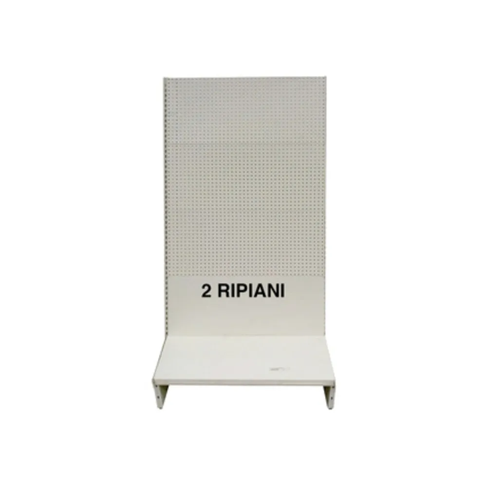 SCAFFALE A PARETE 200X40X205H GRIGIO 2 RIPIAN