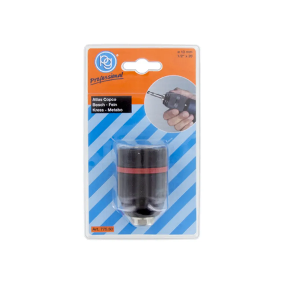 POGGI 775.50 MANDRINO AUTOSERR METALLO 1/2X13 F POGGI 775.50 MANDRINO AUTOSERR METALLO 1/2X13 F