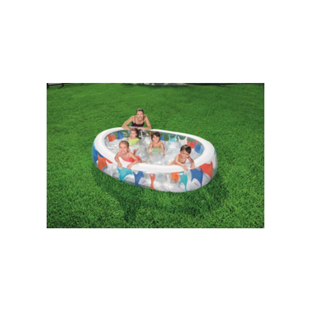 PISCINA GONFIABILE MULTICOL 152X234X51H 54066B PISCINA GONFIABILE MULTICOL 152X234X51H 54066B