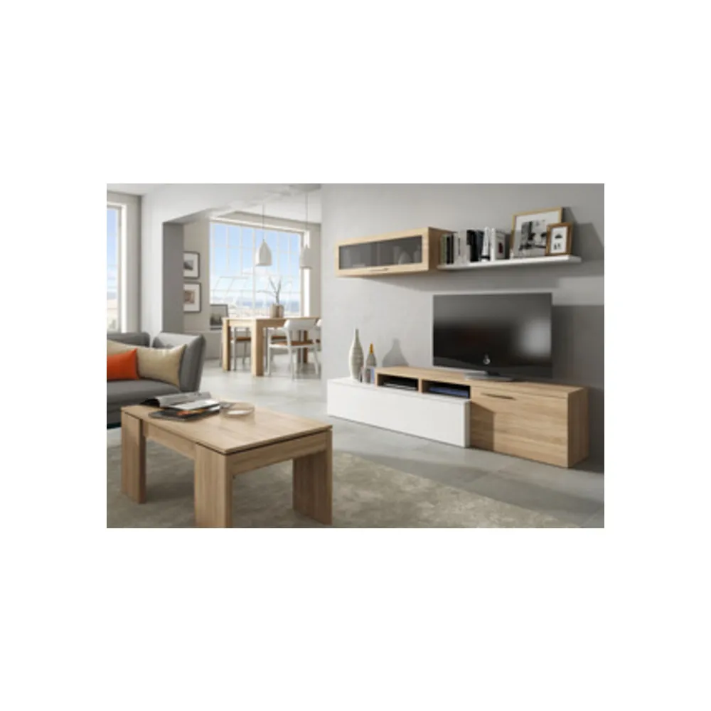 KIT PARETE ATTREZZATA NEXUS 200X41X44 CM KIT PARETE ATTREZZATA NEXUS 200X41X44 CM
