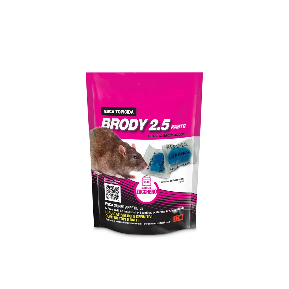 ESCA TOPICIDA FRESCA BRODY 2.5 150 G BLU ZUCCHERO ESCA TOPICIDA FRESCA BRODY 2.5 150 G BLU ZUCCHERO