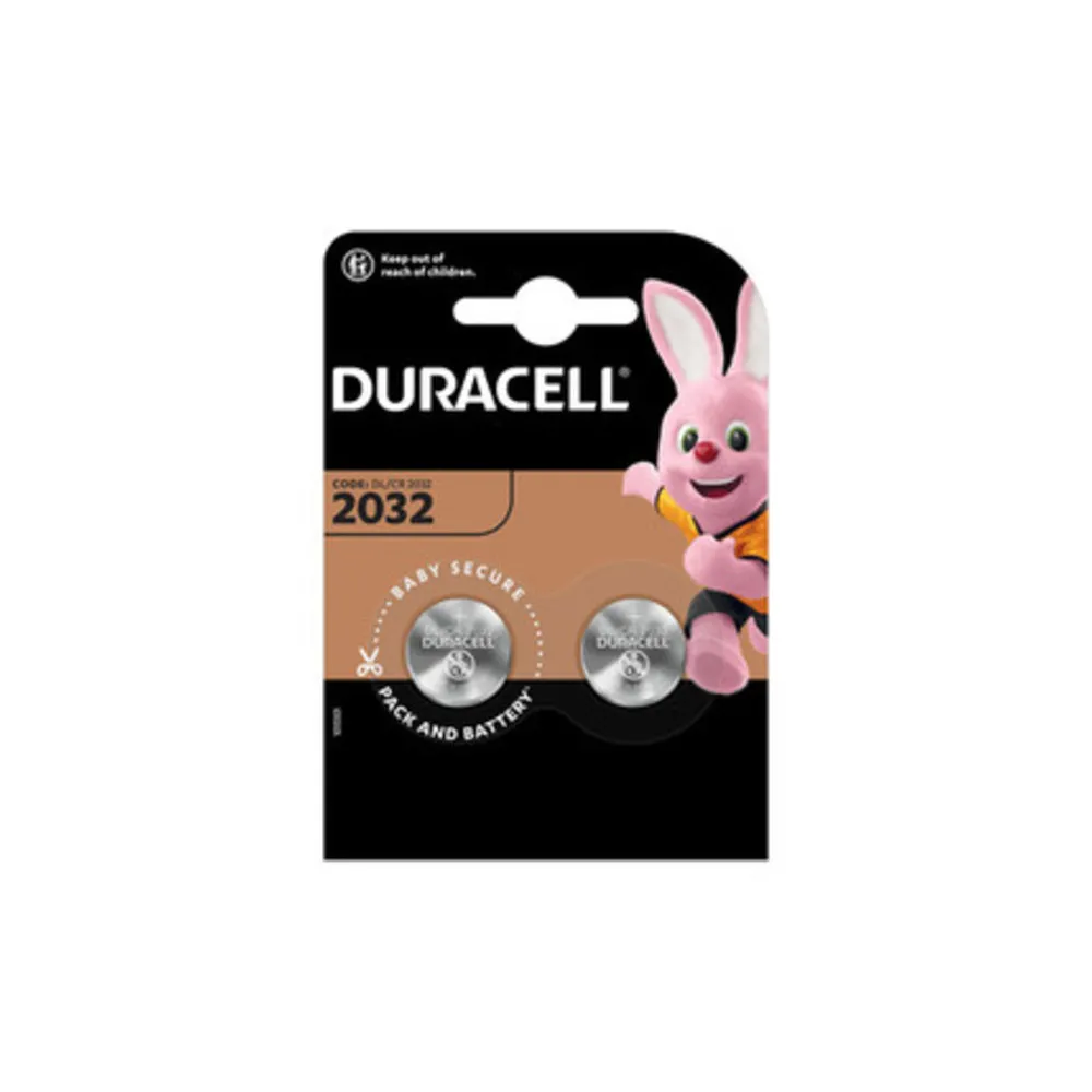 DURACELL BATTERIA A BOTTONE CR2032 BL 2 PZ (10 DURACELL BATTERIA A BOTTONE CR2032 BL 2 PZ (10