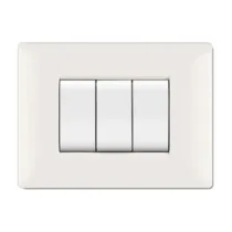 PLACCA LIFE Q LIVING PLAST BIANCO               3P (10