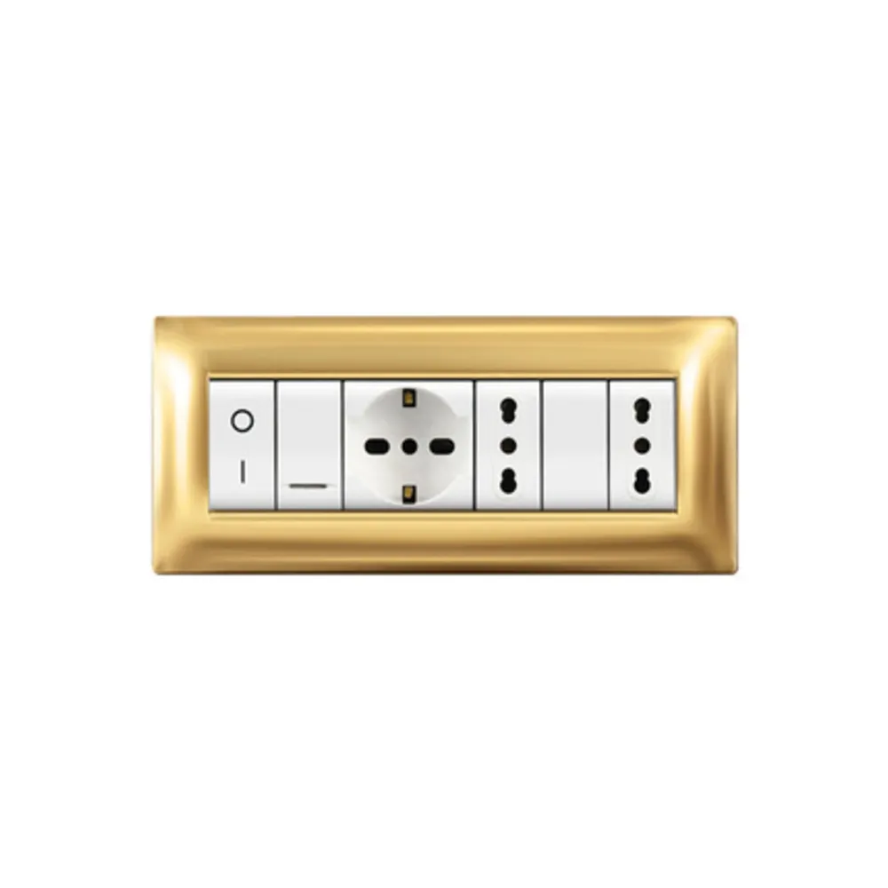 PLACCA LIFE Q LIVING PLAST ORO          7P