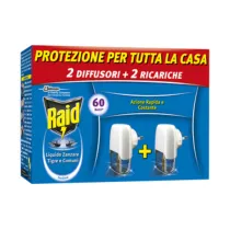 ANTIZANZARE RAID ELETTROEM E LIQUIDO 30 NOTTI 2+2 (12