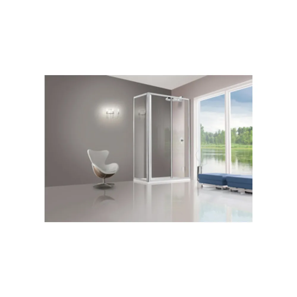 PARETE FISSA CRISTALLO TRASP. 3 MM 68/72 CM