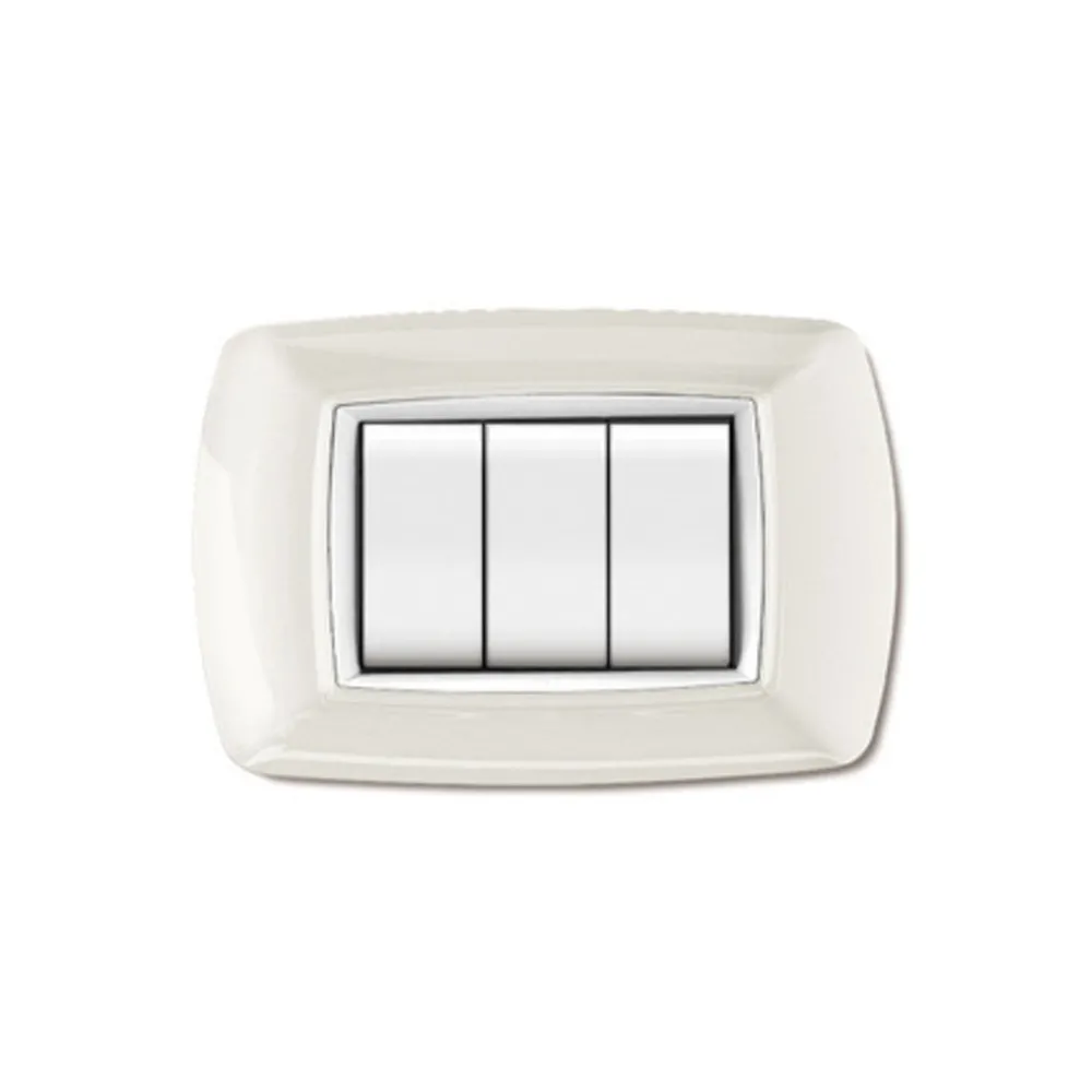 PLACCA LIFE LIVING PLAST BIANCO 3P CORNICE BIANCO (10