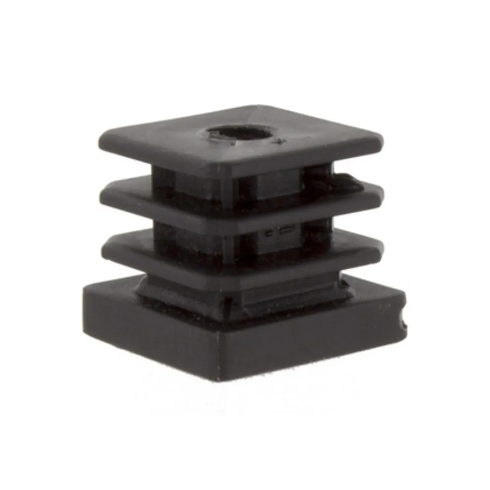 PUNTALE ALETTATO 40X40 MM FORATO 10MA PLAST NERO (25 PUNTALE ALETTATO 40X40 MM FORATO 10MA PLAST NERO (25