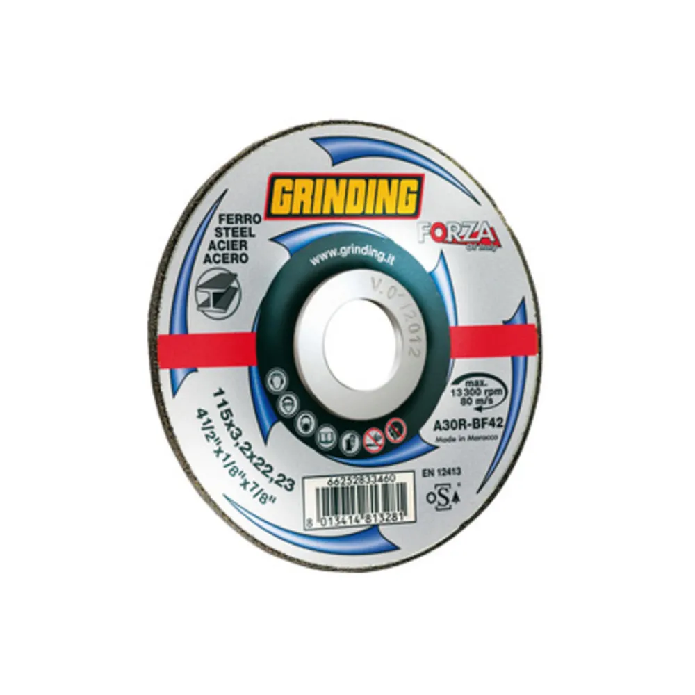 GRINDING FORZA DISCO FERRO PIANO 115X3