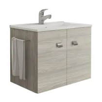 MOBILE BAGNO ERIKA 61 SOSP. S/SPECCHIO ROVERE GRIGIO