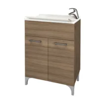 LAVATOIO LEGNO 60X50 CM ROVERE FUMO