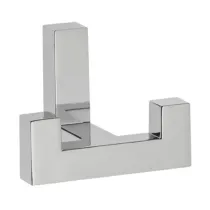 APPENDIABITI A 2 POSTI WZ-K2202-01 52X40 MM CROMO (10