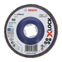 BOSCH-A DISCO LAMELLARE XLOCK GR  60 D 115 MM (10