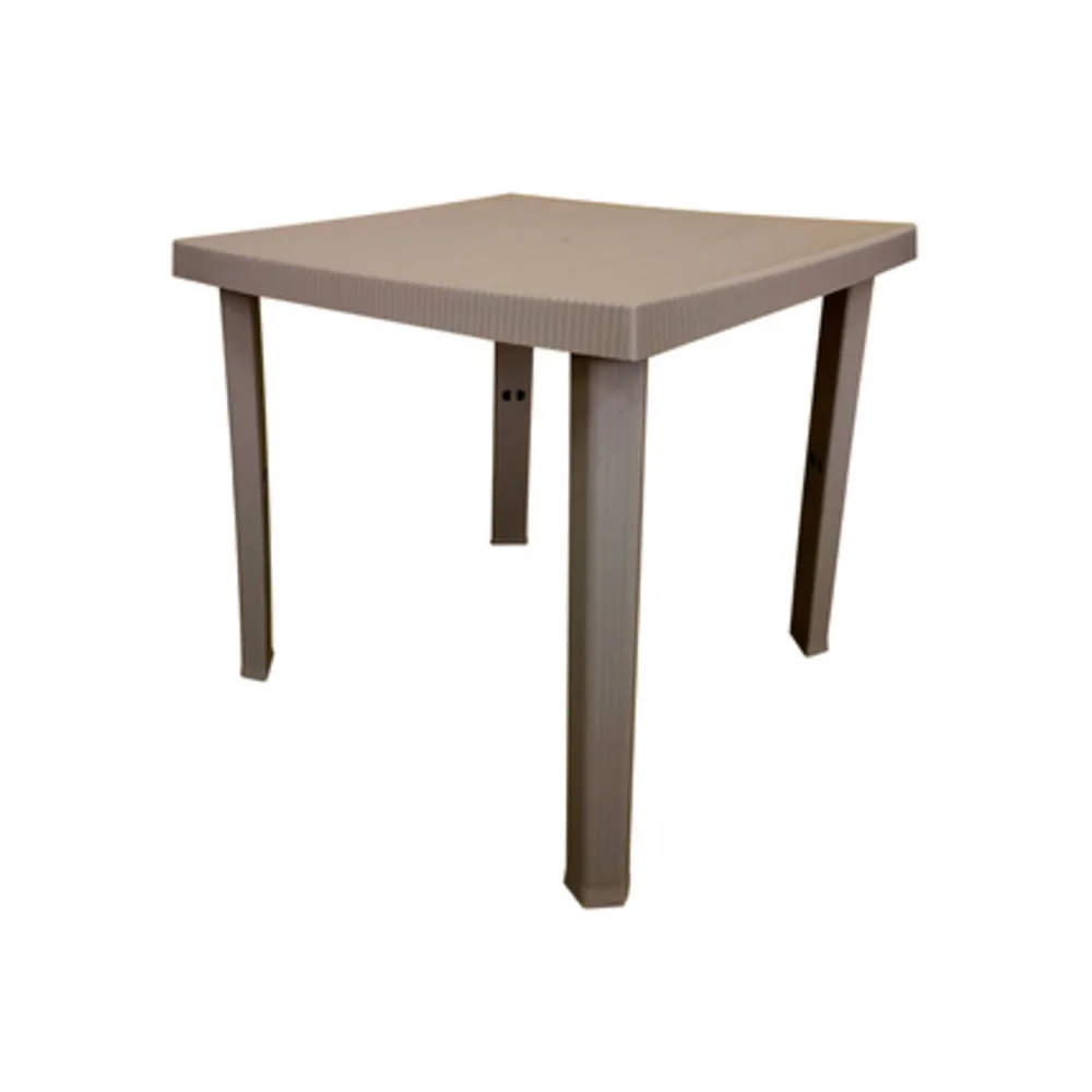 TAVOLO RESINA FIGARO 80X80XH72CM TORTORA TAVOLO RESINA FIGARO 80X80XH72CM TORTORA