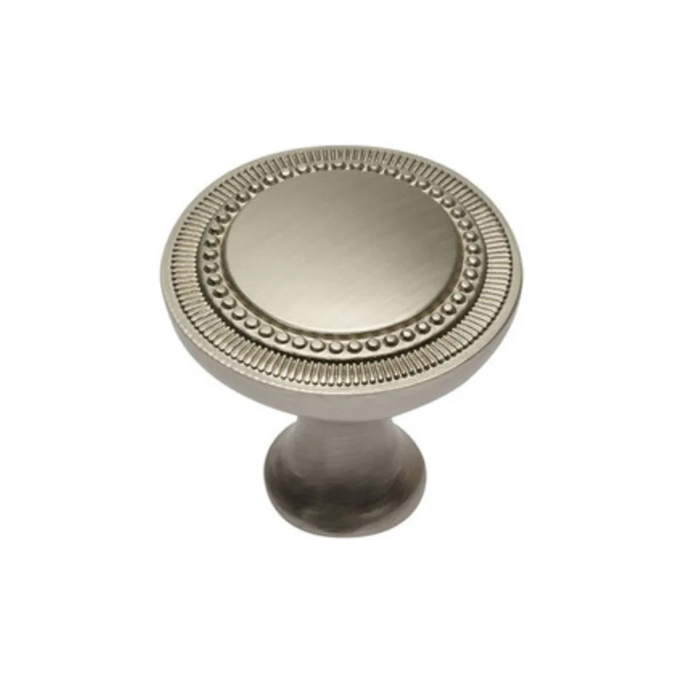 POMOLO IMPER D 31 MM ALLUMINIO NICHEL SATINATO (10 POMOLO IMPER D 31 MM ALLUMINIO NICHEL SATINATO (10