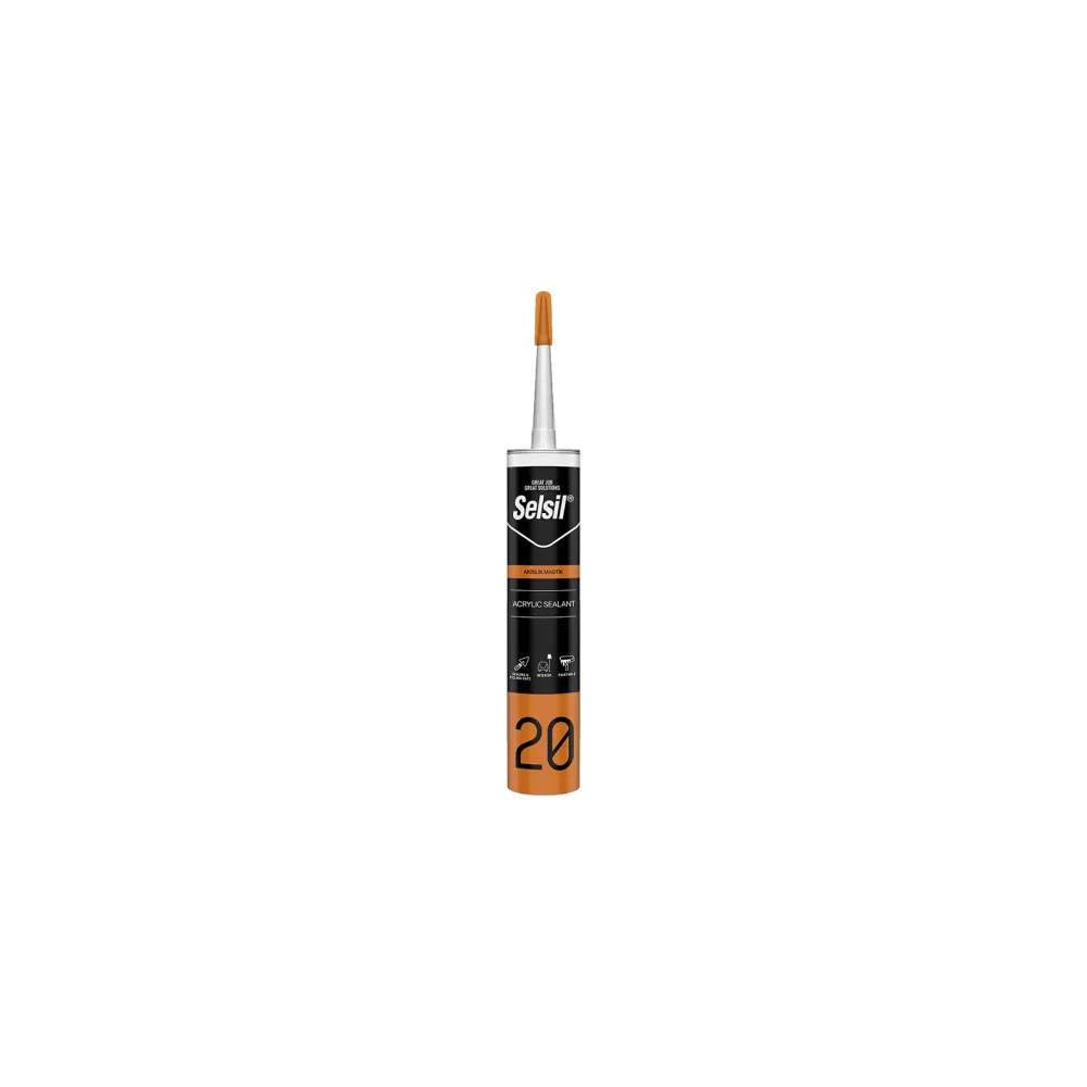SELSIL CARTUCCIA SILICONE ACRILICO GRIGIO 310ML