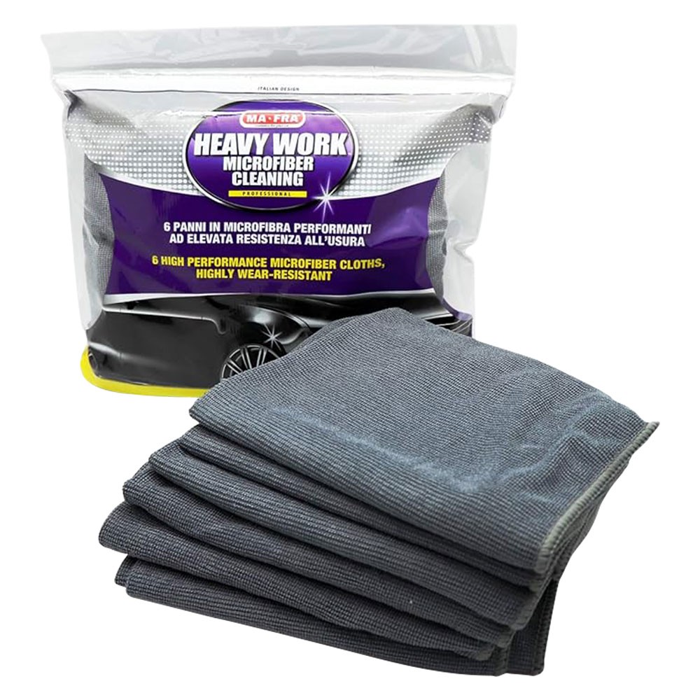 PANNO IN MICROFIBRA PER AUTOVETTURE 'HEAVY WORK' cm 60 x 40 - cf. da 6 panni PANNO IN MICROFIBRA PER AUTOVETTURE 'HEAVY WORK' cm 60 x 40 - cf. da 6 panni